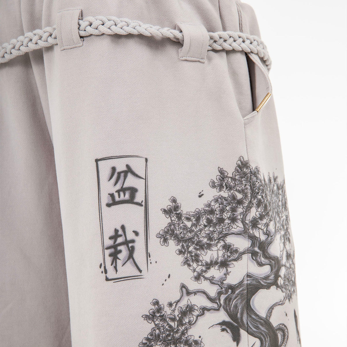 BONSAI DRAGON WIDE-LEG SWEATPANTS