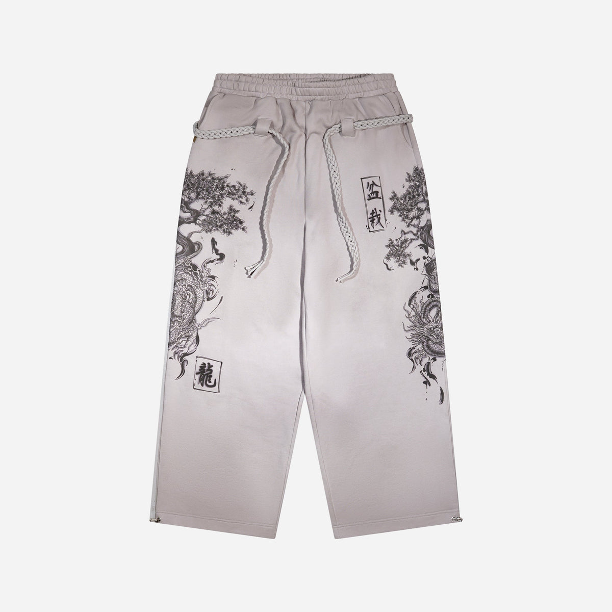 BONSAI DRAGON WIDE-LEG SWEATPANTS