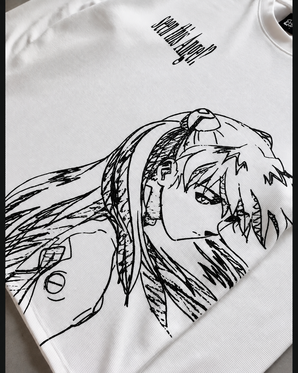 ANGEL SKETCH WAFFLE TEE