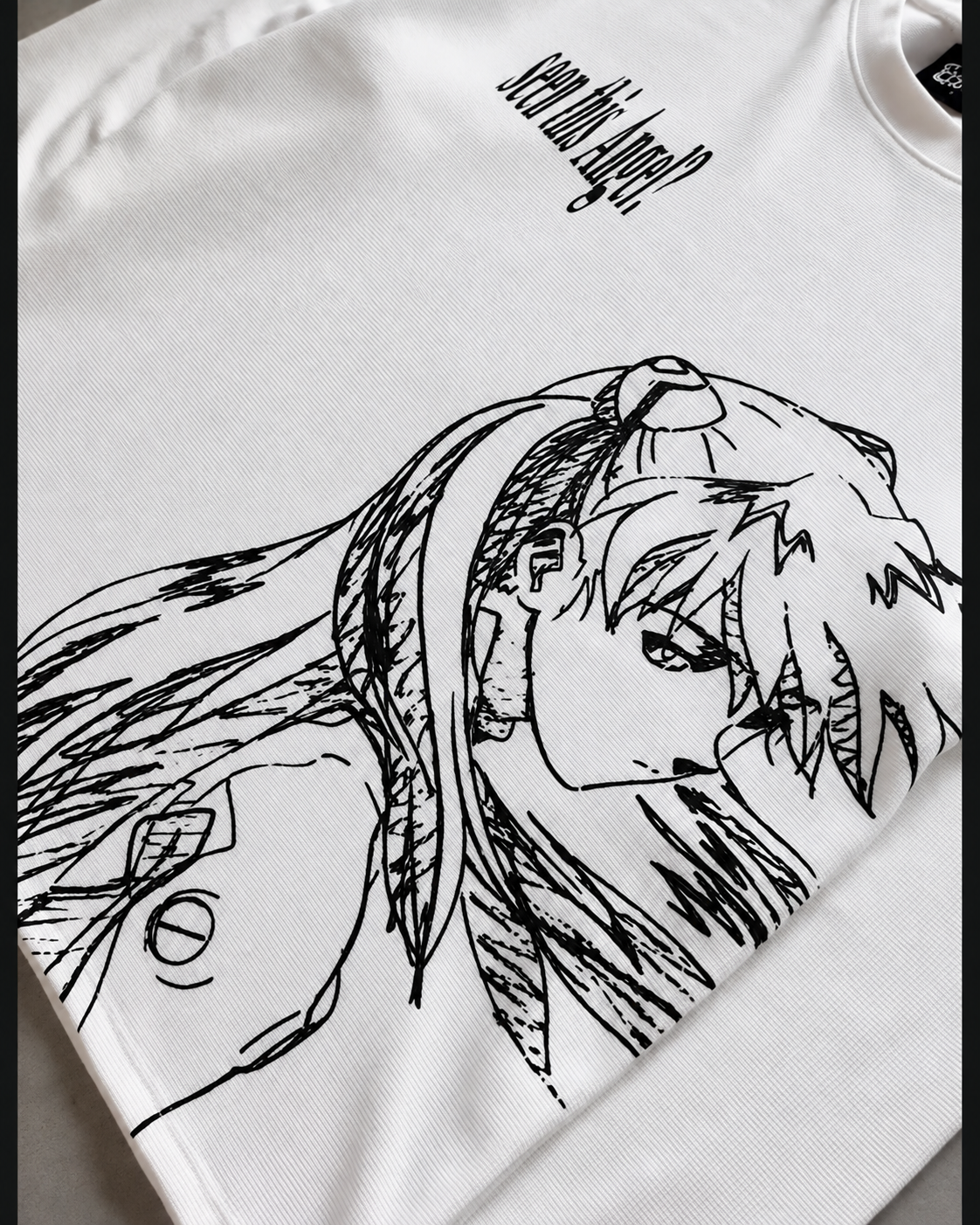 ANGEL SKETCH WAFFLE TEE