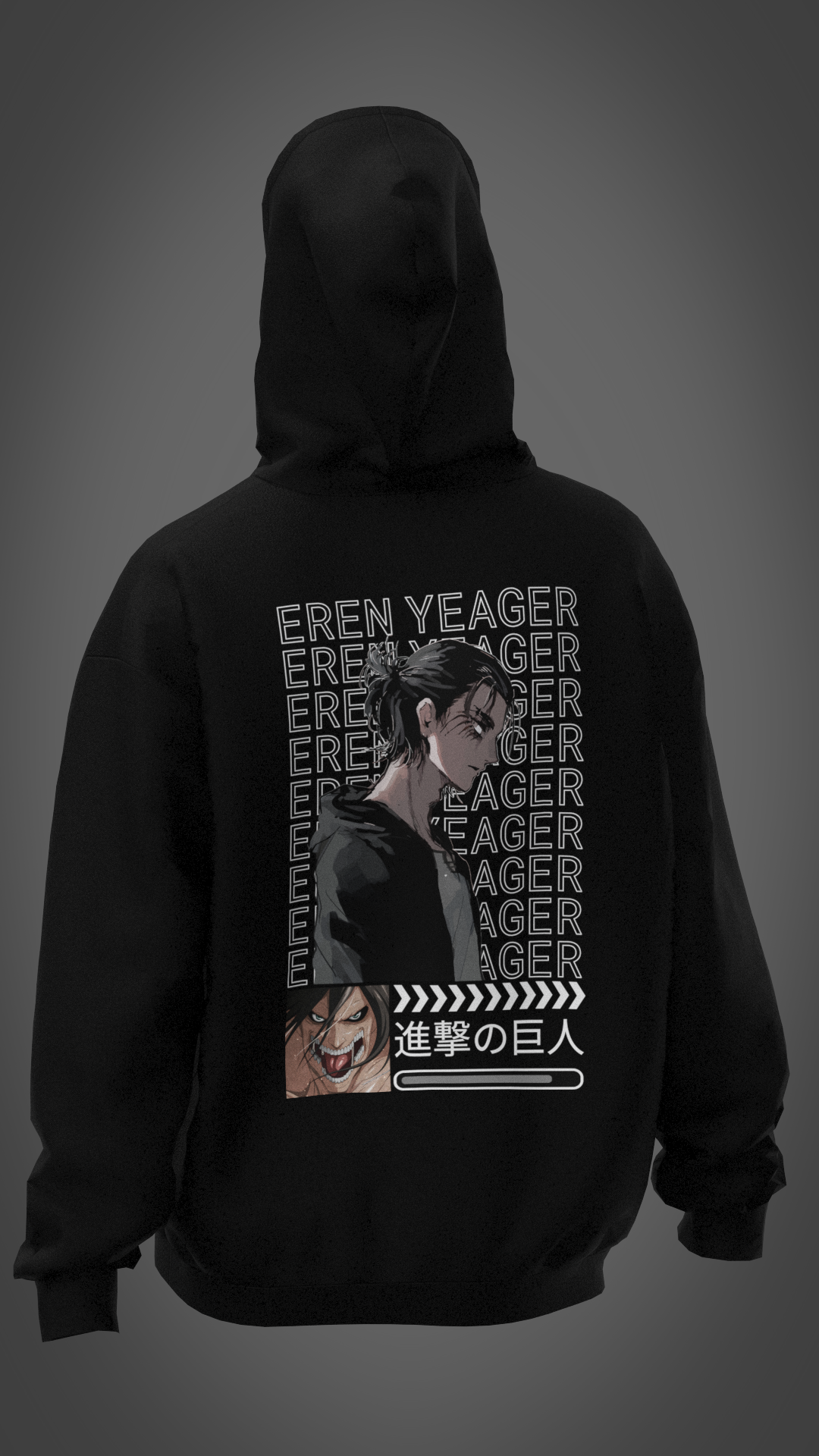 Eren Yeager - Oversized Hoodie