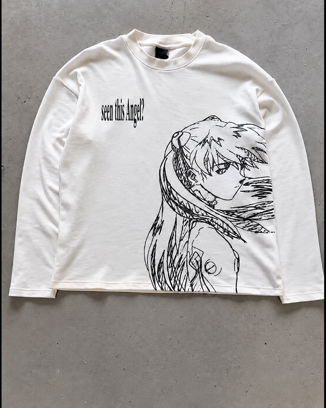 ANGEL SKETCH WAFFLE TEE